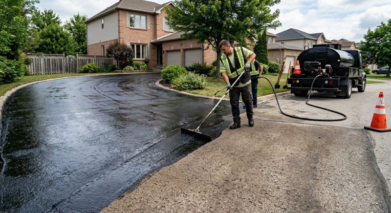 Blacktop Driveway Sealing in Fort Myers, FL