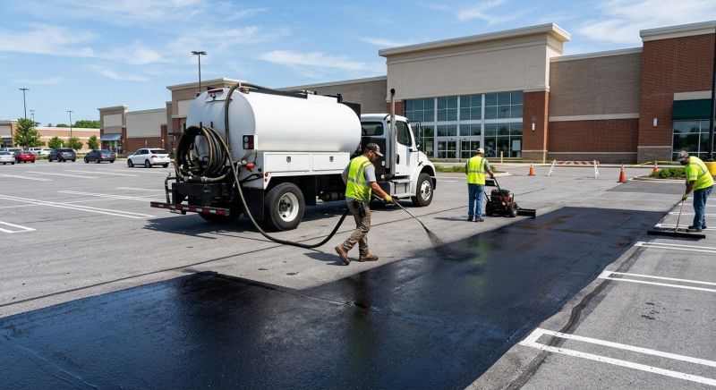 Commercial Asphalt Sealing in Greenville, SC