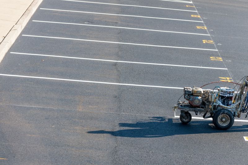Parking Lot Painting in Alpharetta, GA