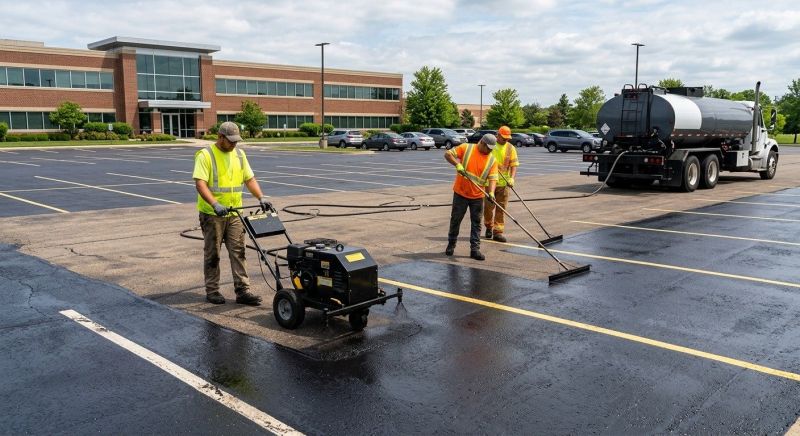 Parking Lot Sealcoating in Denver, CO